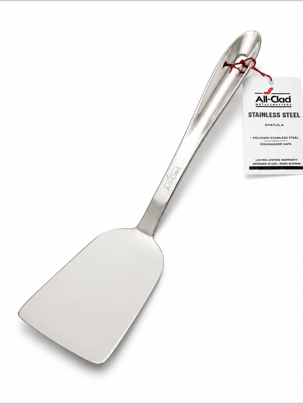 All-Clad Stainless Steel Turner Spatula - Polished Silver